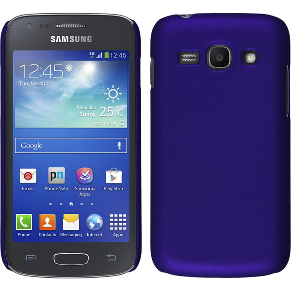 Hardcase für Samsung Galaxy Ace 3 gummiert lila