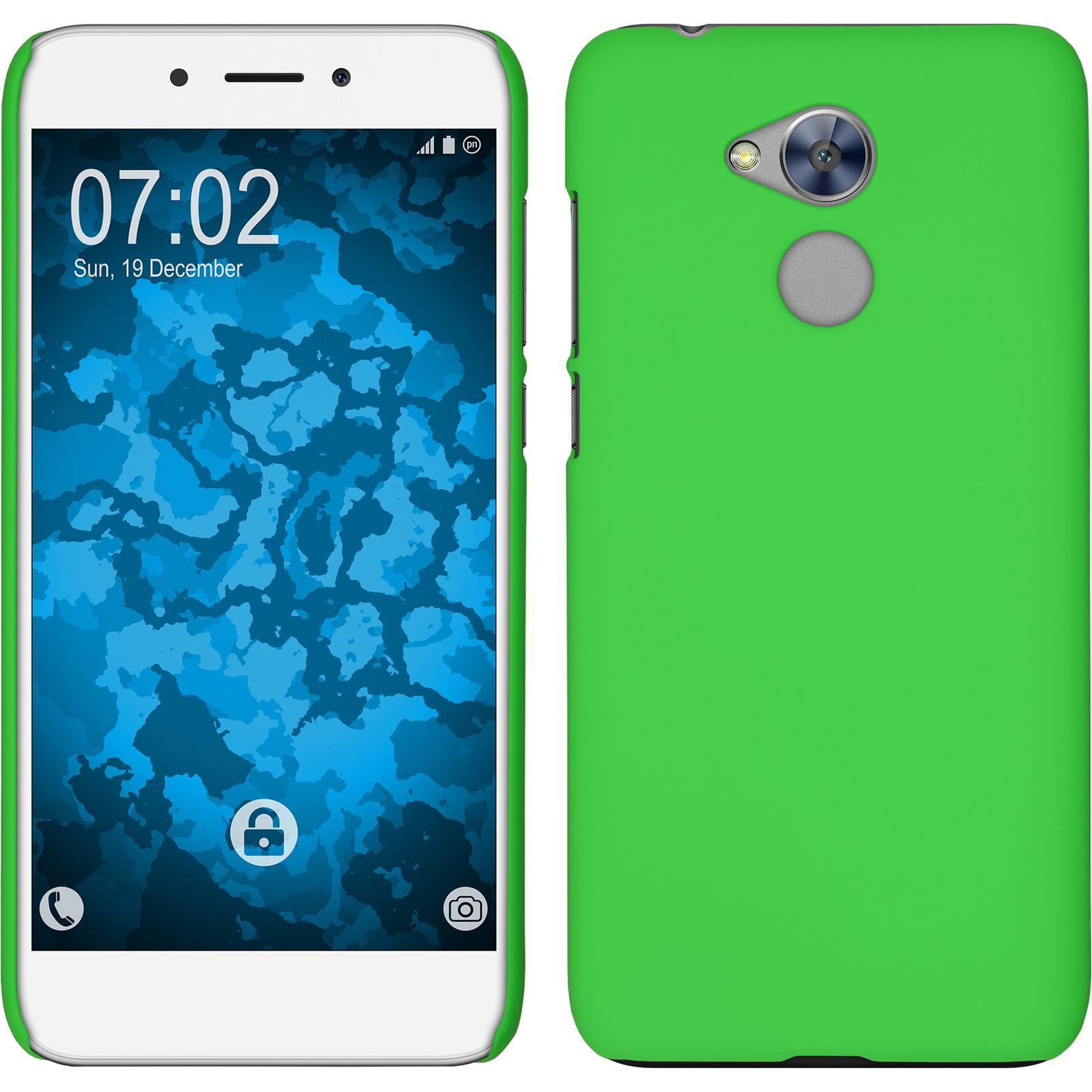 Hardcase für Huawei Honor 6a gummiert grün