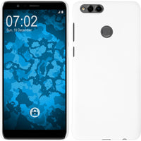 Hardcase für Huawei Honor 7x gummiert weiﬂ