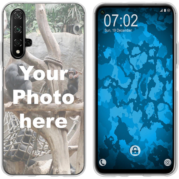 Honor 20 Personalisierte Handyhülle  clear zum selbst gesta