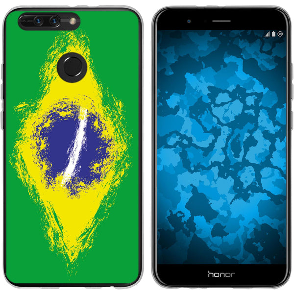 Honor 8 Pro Silikon-Hülle WM Brasilien M3 Case