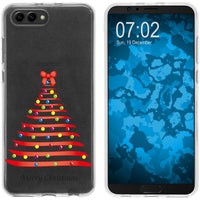 Honor View 10 Silikon-Hülle X Mas Weihnachten Weihnachtsbaum