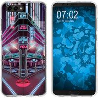 Honor View 10 Silikon-Hülle Retro Wave Cyberpunk.02 M5 Case