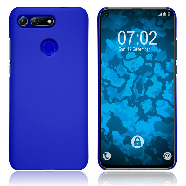 Hardcase für Huawei Honor View 20 gummiert blau