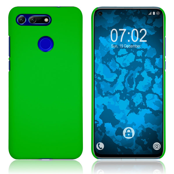 Hardcase für Huawei Honor View 20 gummiert grün