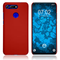 Hardcase für Huawei Honor View 20 gummiert rot