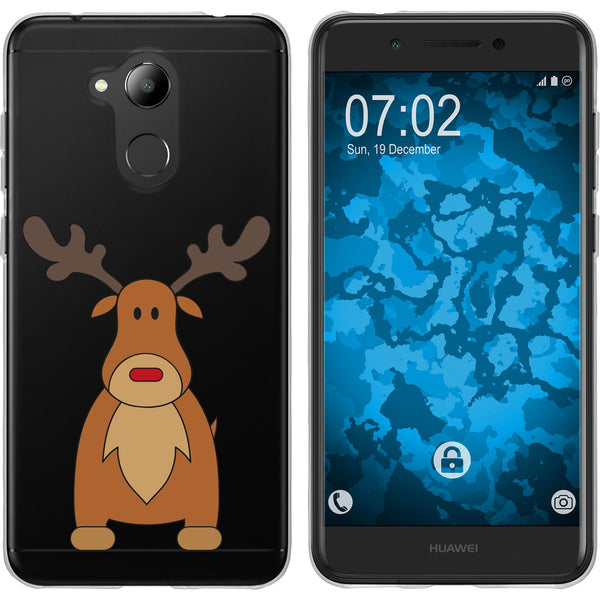 Nova Smart (Honor 6c) Silikon-Hülle X Mas Weihnachten Rentie