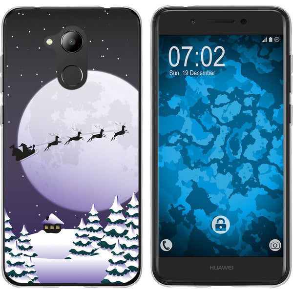 Nova Smart (Honor 6c) Silikon-Hülle X Mas Weihnachten Santa