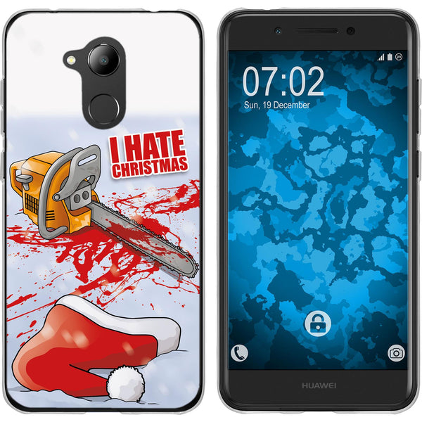 Nova Smart (Honor 6c) Silikon-Hülle X Mas Weihnachten Hate X