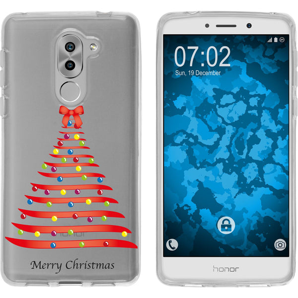 Honor 6x Silikon-Hülle X Mas Weihnachten Weihnachtsbaum M1 C