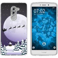 Honor 6x Silikon-Hülle X Mas Weihnachten Santa - Night M5 Ca