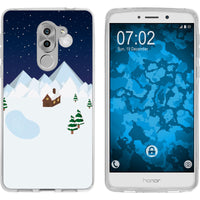 Honor 6x Silikon-Hülle X Mas Weihnachten Winterwonderland M6