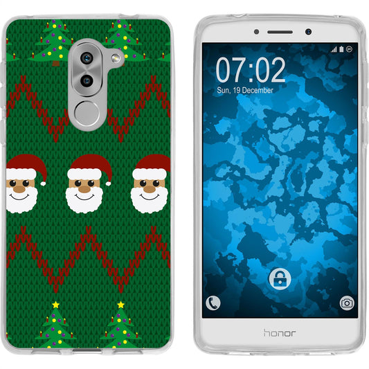 Honor 6x Silikon-Hülle X Mas Weihnachten X-Mas Sweater M7 Ca