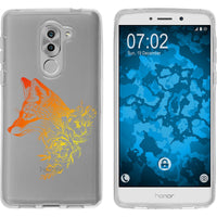 Honor 6x Silikon-Hülle Floral Fuchs M1-2 Case