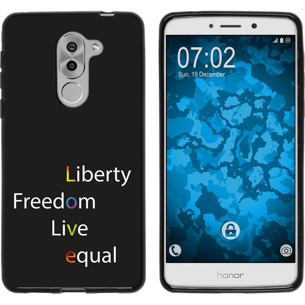 Honor 6x Silikon-Hülle pride Wörter M2 Case