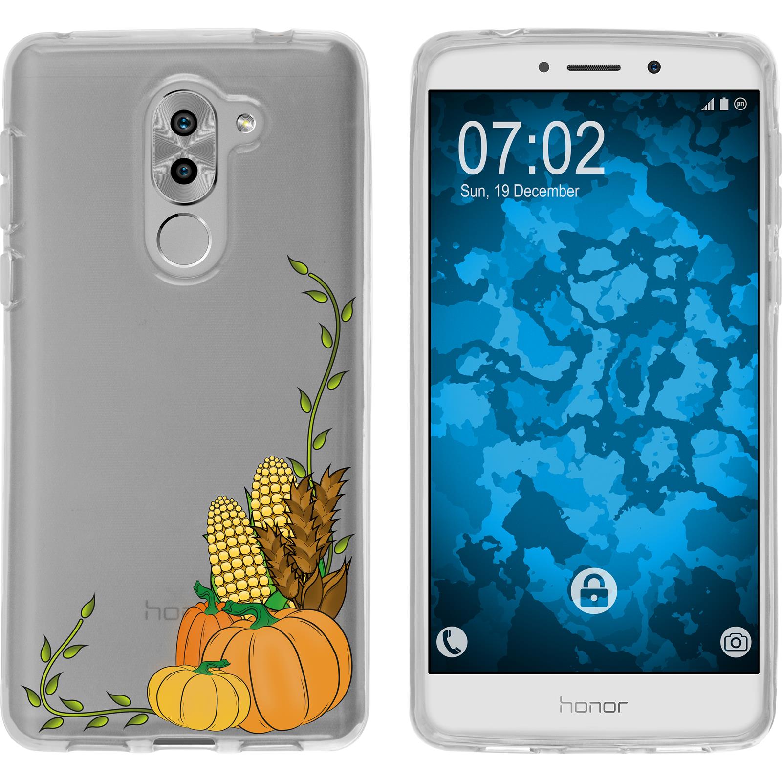 Honor 6x Silikon-Hülle Herbst Erntedankfest/Thanksgiving M5