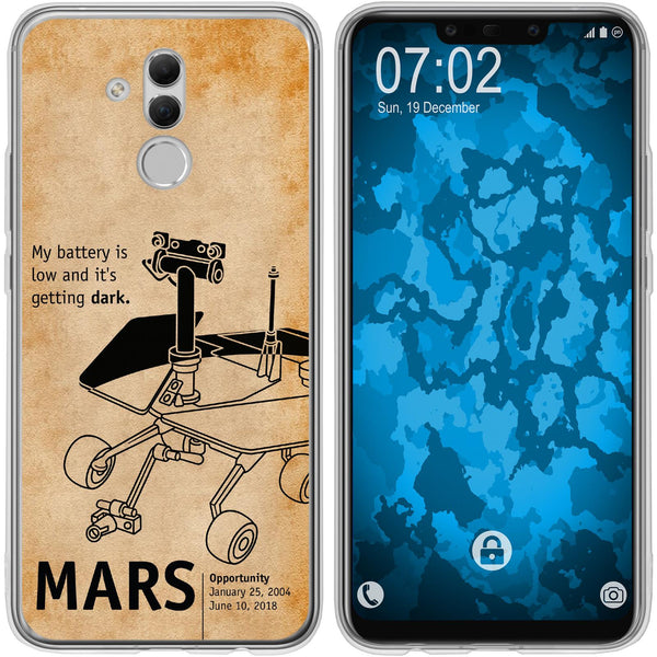 Mate 20 Lite Silikon-Hülle Space Rover M2 Case