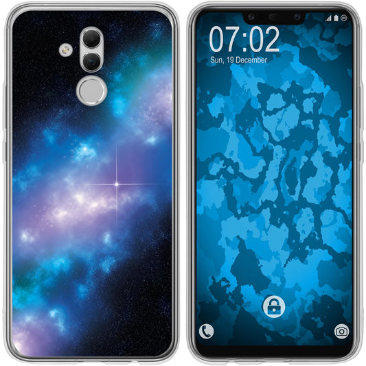 Mate 20 Lite Silikon-Hülle Space Blue Belt M4 Case