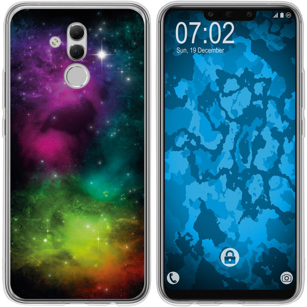 Mate 20 Lite Silikon-Hülle Space Starfield M7 Case