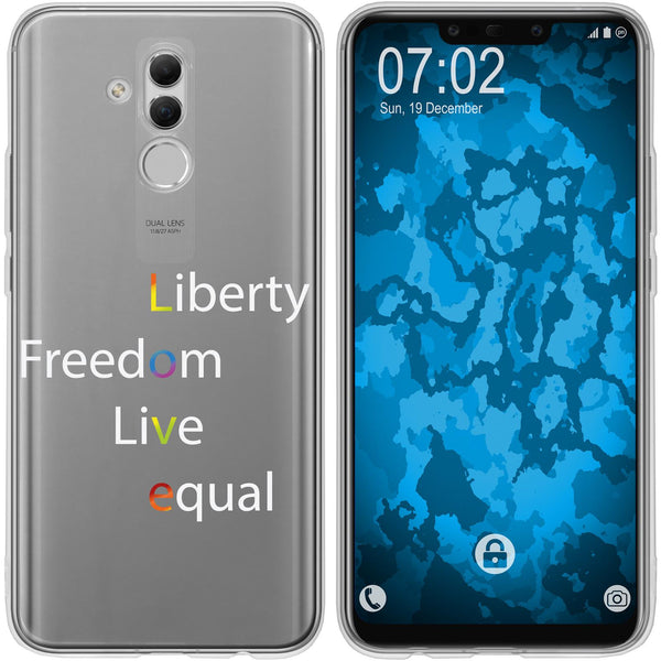 Mate 20 Lite Silikon-Hülle pride Wörter M2 Case