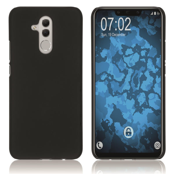 Hardcase für Huawei Mate 20 Lite gummiert schwarz