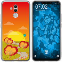 Mate 20 Lite Silikon-Hülle Herbst Drache/Kite M2 Case