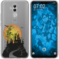 Mate 20 Lite Silikon-Hülle Herbst Spukschloss M4 Case