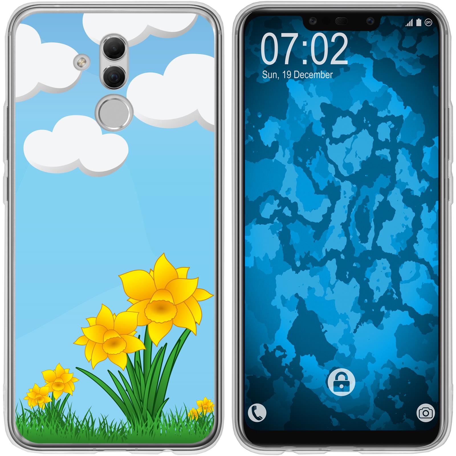 Mate 20 Lite Silikon-Hülle Ostern M4 Case