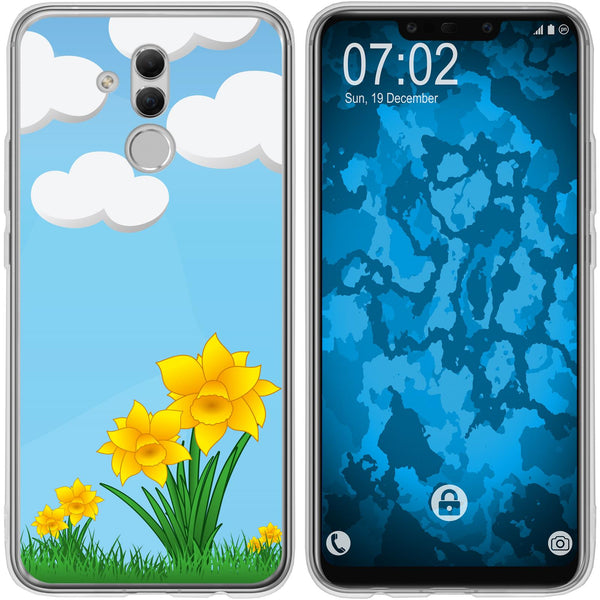 Mate 20 Lite Silikon-Hülle Ostern M4 Case