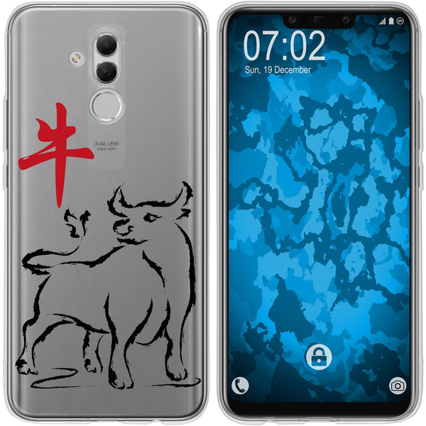 Mate 20 Lite Silikon-Hülle Tierkreis Chinesisch M2 Case