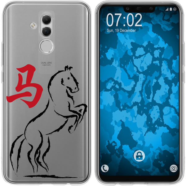 Mate 20 Lite Silikon-Hülle Tierkreis Chinesisch M7 Case