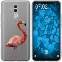 Mate 20 Lite Silikon-Hülle Vektor Tiere Flamingo M2 Case