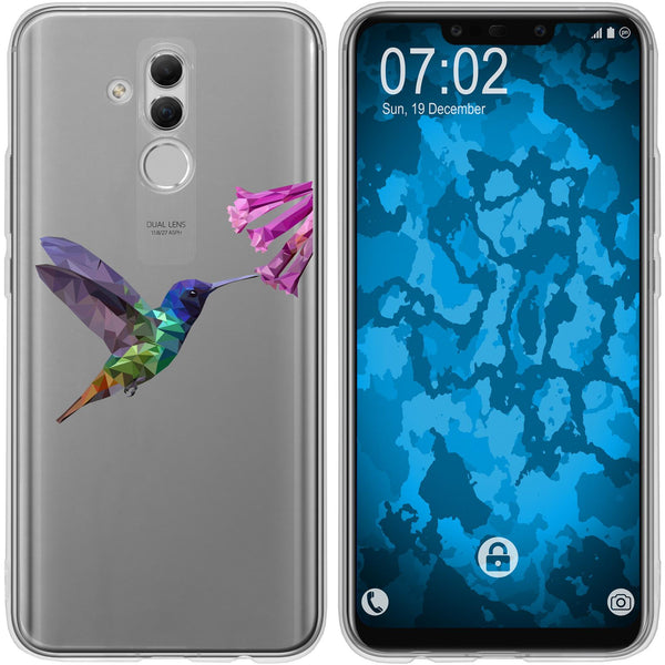 Mate 20 Lite Silikon-Hülle Vektor Tiere Kolibri M3 Case