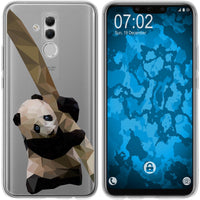 Mate 20 Lite Silikon-Hülle Vektor Tiere Panda M4 Case