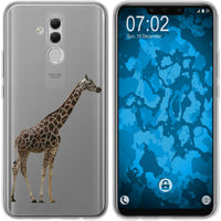 Mate 20 Lite Silikon-Hülle Vektor Tiere Giraffe M8 Case