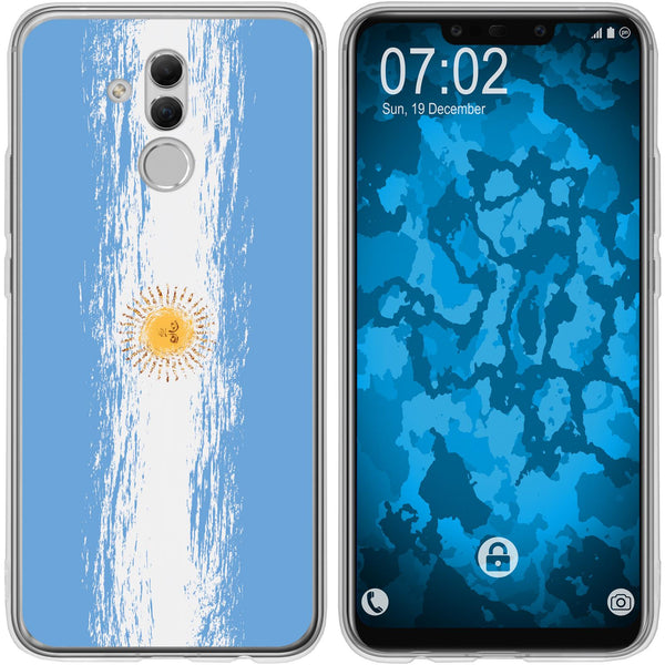 Mate 20 Lite Silikon-Hülle WM Argentinien M1 Case