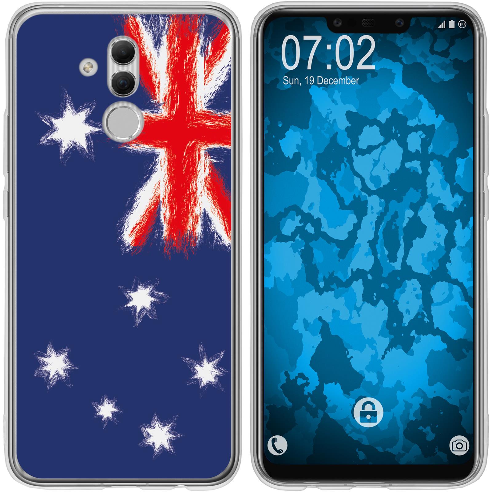 Mate 20 Lite Silikon-Hülle WM Australien M2 Case