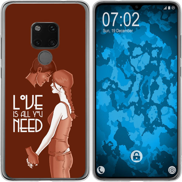 Mate 20 Silikon-Hülle in Love Beziehung M3 Case