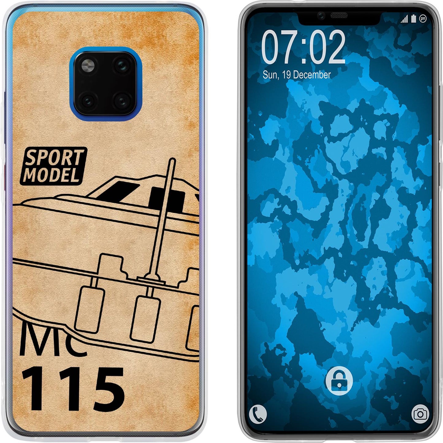 Mate 20 Pro Silikon-Hülle Space U.F.O. M1 Case