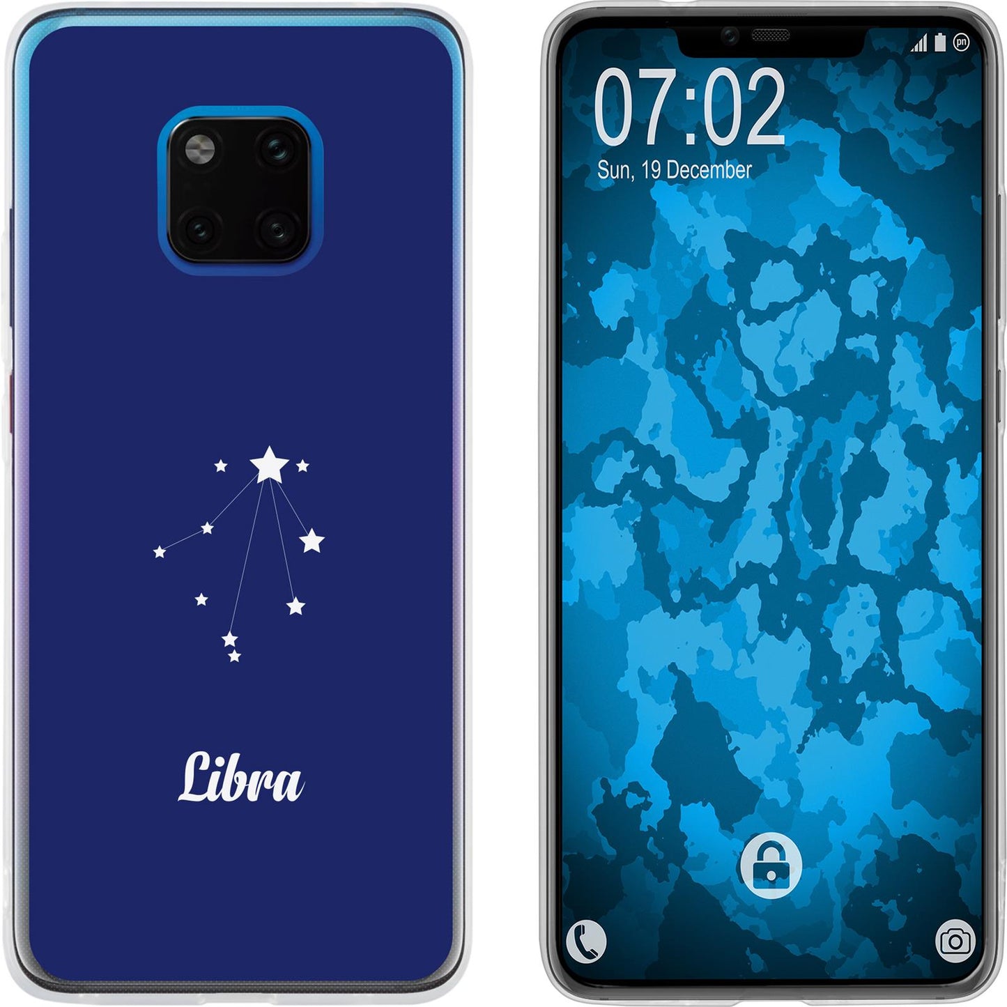 Mate 20 Pro Silikon-Hülle SternzeichenLibra M9 Case