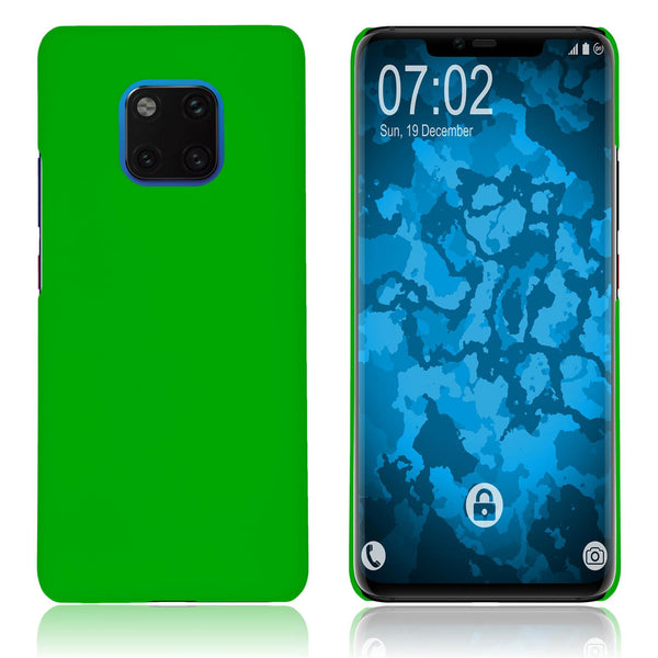 Hardcase für Huawei Mate 20 Pro gummiert grün