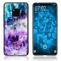 Hybridhülle für Huawei Mate 20 Pro mit Glasrücken Design:01