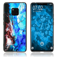 Hybridhülle für Huawei Mate 20 Pro mit Glasrücken Design:04