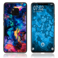 Hybridhülle für Huawei Mate 20 Pro mit Glasrücken Design:06