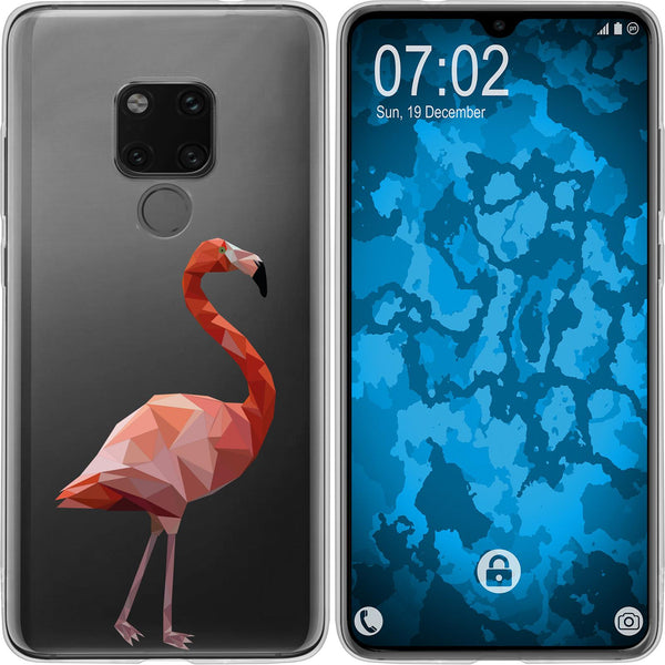 Mate 20 Silikon-Hülle Vektor Tiere Flamingo M2 Case