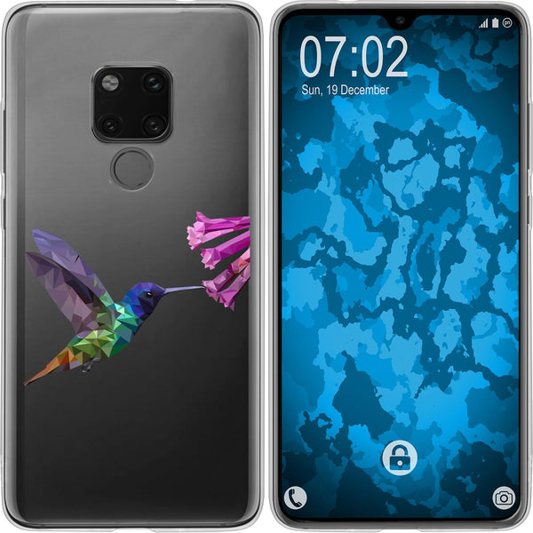 Mate 20 Silikon-Hülle Vektor Tiere Kolibri M3 Case