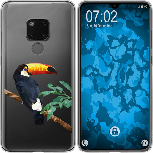 Mate 20 Silikon-Hülle Vektor Tiere Tucan M5 Case
