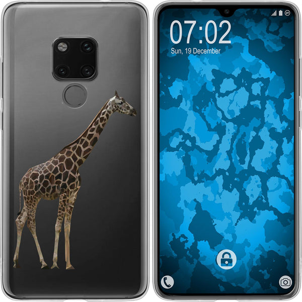 Mate 20 Silikon-Hülle Vektor Tiere Giraffe M8 Case