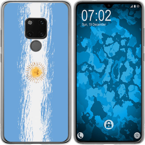 Mate 20 Silikon-Hülle WM Argentinien M1 Case