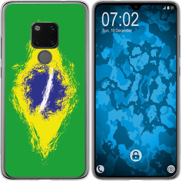Mate 20 Silikon-Hülle WM Brasilien M3 Case